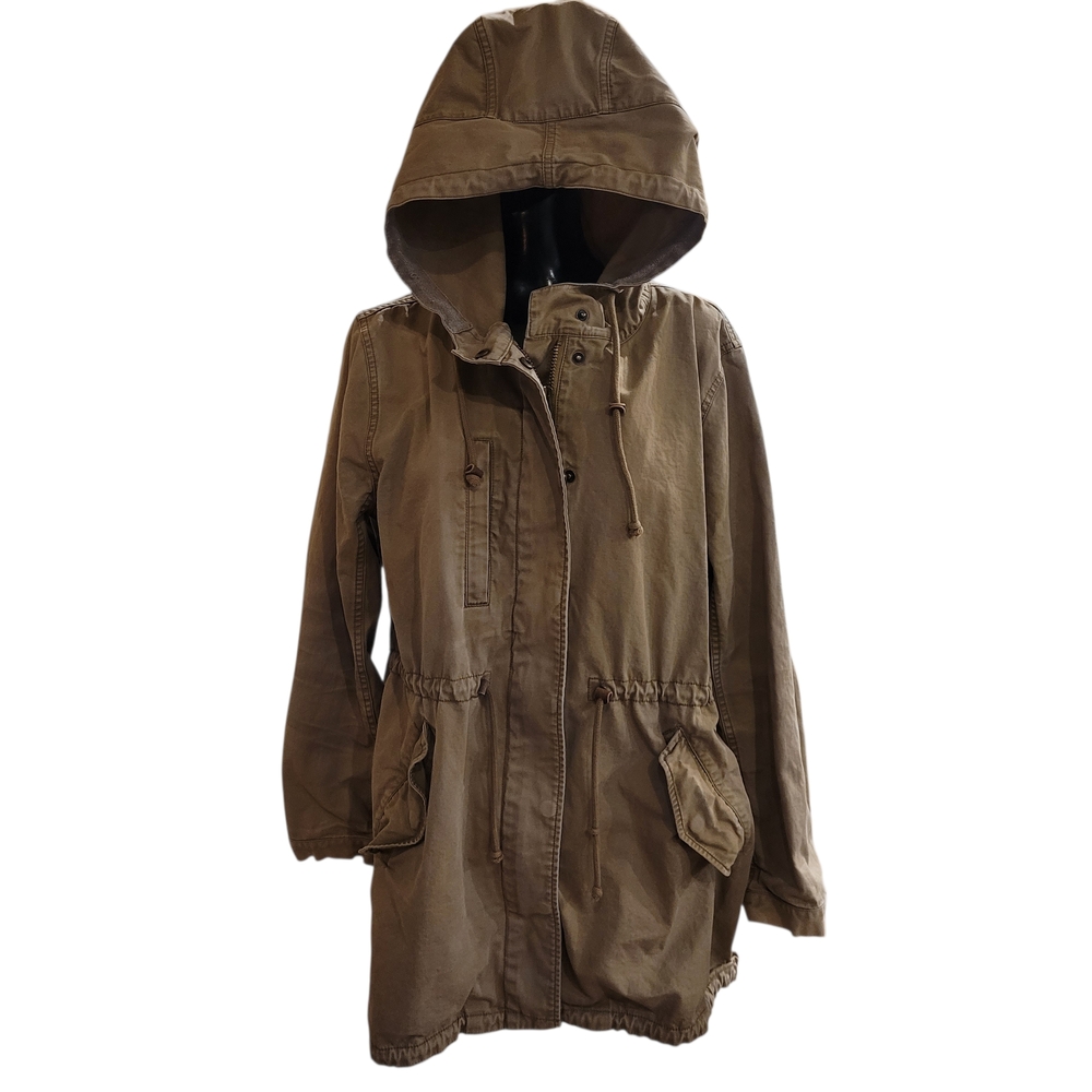 Madewell Tan Hooded Jacket